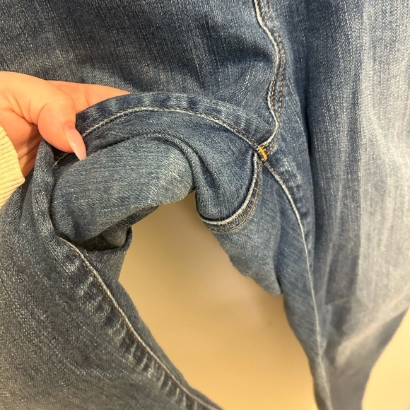 Madewell Curvy High Rise Skinny Crop Size 32 GUC Wear on inner thigh N0550 - Picture 6 of 9